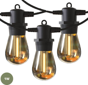 Lichtsnoer - Waterbestendig - 15 Meter 15 LED lampen - Tuinverlichting - Terrasverlichting - Prikkabel - Lichtendirect B.V.