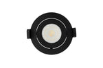 Zwarte LED inbouwspot plafond – moderne inbouwspot met warm wit licht voor woonkamer en keuken