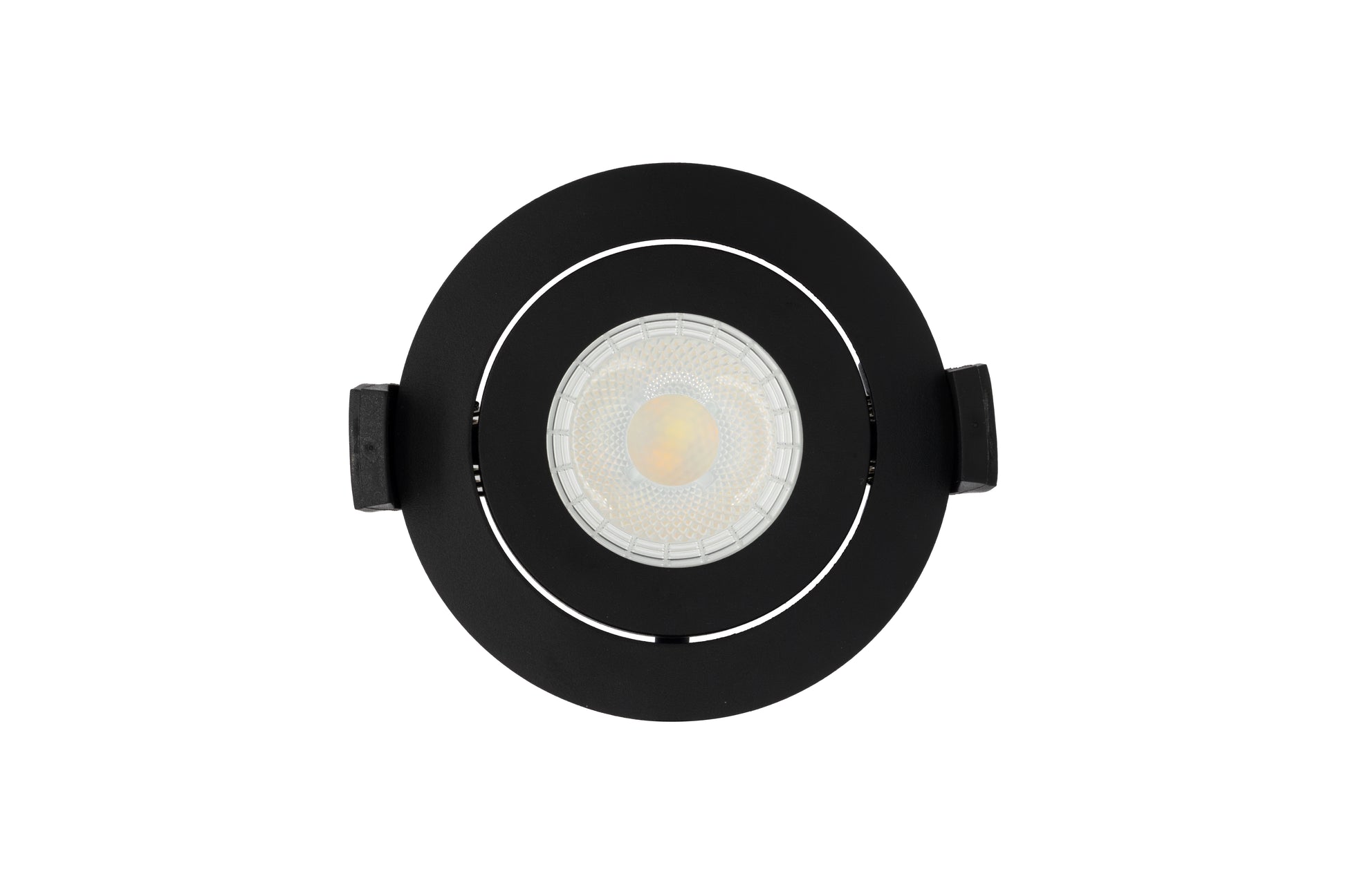 Zwarte LED inbouwspot plafond – moderne inbouwspot met warm wit licht voor woonkamer en keuken