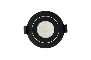 Zwarte LED inbouwspot plafond – moderne inbouwspot met warm wit licht voor woonkamer en keuken