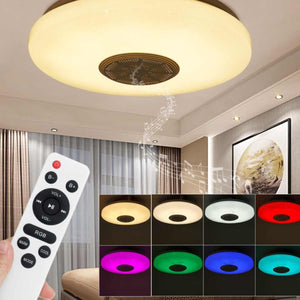 60W LED smart plafondlamp met Bluetooth speaker voor de perfecte sfeer in elke ruimte
