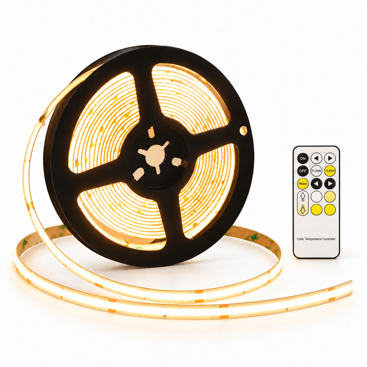 COB-LED-STRIP Warm wit-koud wit