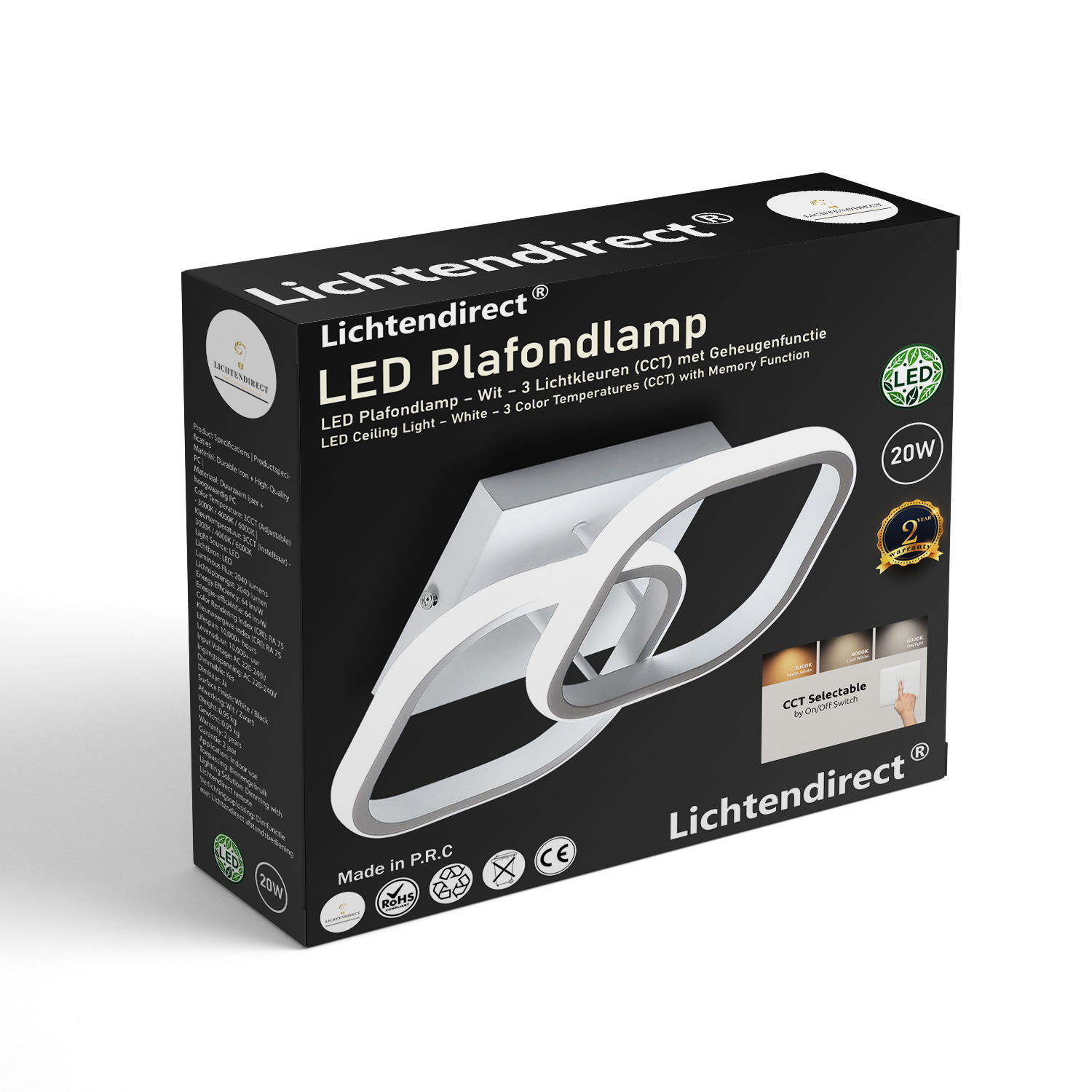 Plafondlamp wit