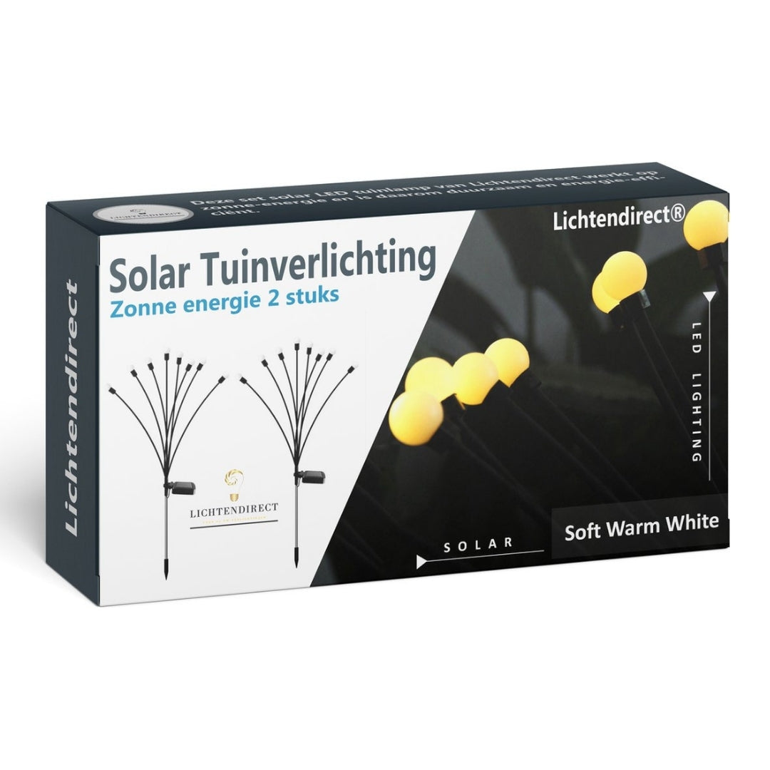 Eenvoudig te installeren solar LED tuinlampen, ideaal voor je tuin, terras of oprit