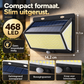 Solar wandlamp met drie lichtstanden voor buitenverlichting