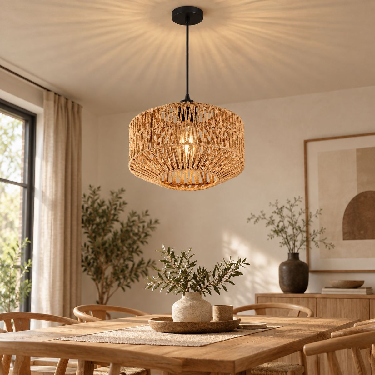 Hanglamp-bamboe