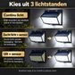 Solar buitenlamp met leds aan vier zijden voor brede lichtspreiding