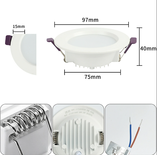 Perfect voor het verlichten van keukens, badkamers, gangen en werkkamers