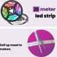 LEDstrip led strip 20 meter rgb kleuren app functies 