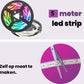 Energiezuinige RGB LED strip 5 meter lang, ideaal voor sfeervolle verlichting