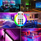 LED Strip - 10 meter - RGB verlichting dimbaar met afstandsbediening-bluetooth