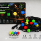 LED prikkabel buitenverlichting 26 meter met rode gele groene en blauwe lampen
