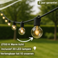 Sfeervolle tuinverlichting met dimbare LED lampen – 15 meter lang snoer