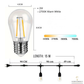 Lichtsnoer van 15 meter met 15 duurzame LED-lampen voor sfeervolle verlichting