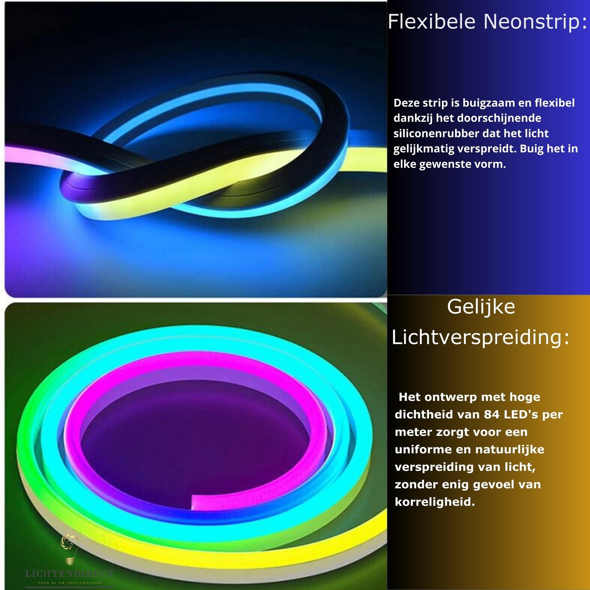 Neon - led strip - RGBIC kleuren - LED STRIP - Neon