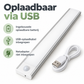 LED kastverlichting opladen via USB.