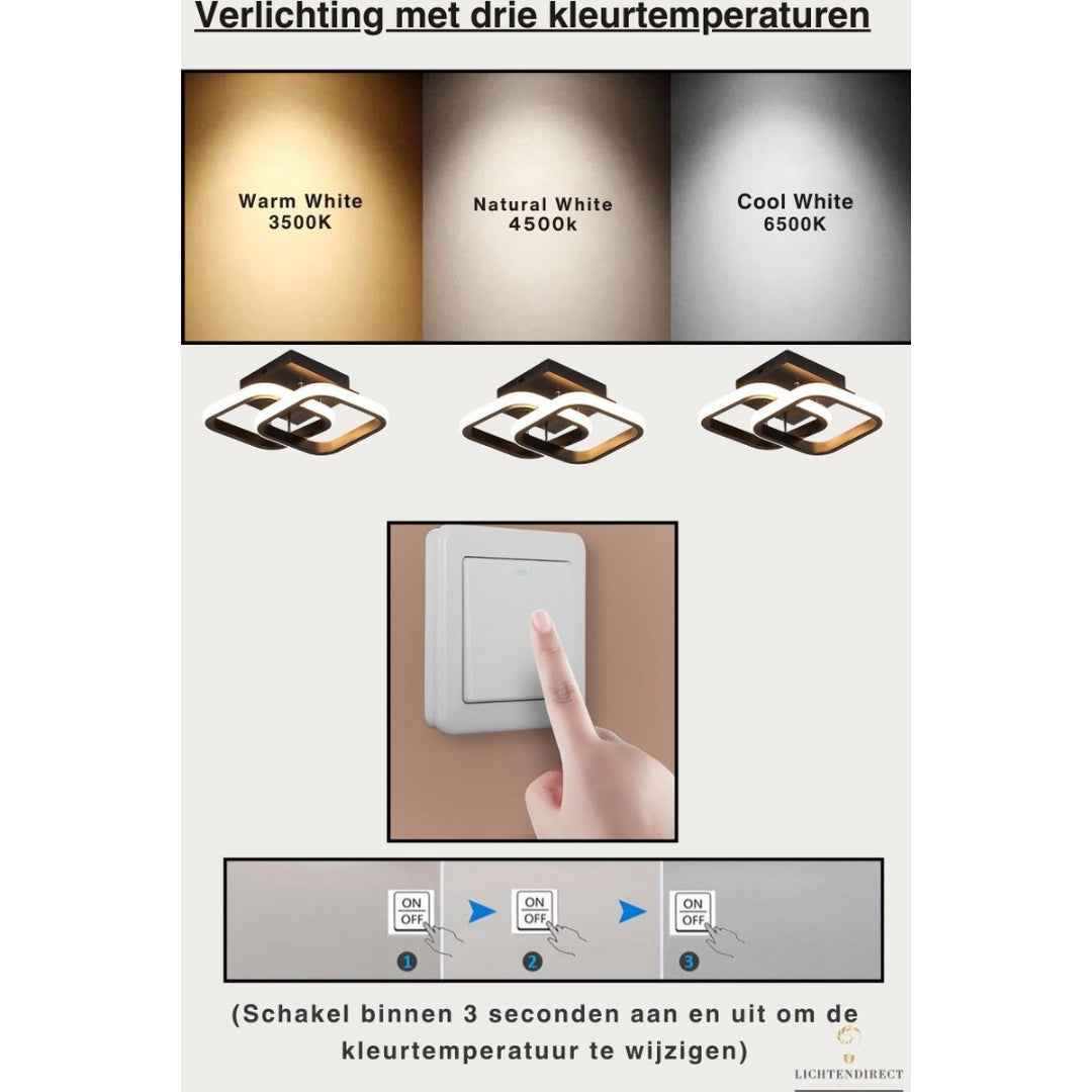 Energiezuinige 20W LED plafondlamp van Lichtendirect