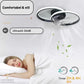 Ceiling Fan with Light - Black - Super Quiet - With Remote Control - For Bedroom and Living Room - Ceiling Lamp