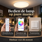 Plafondlampen-rgb-kleuren-warm wit-kinderkamer lamp