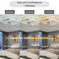 Ceiling Fan with Light - White - Super Quiet - With Remote Control - For Bedroom and Living Room - Ceiling Lamp