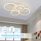 Ceiling lamp- Ceiling lamp- Rings- Living room lamp- Kitchen lamp- Remote control- Dimmable- 3 Light colors- White