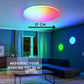 Smart LED Plafondlamp met Afstandsbediening - APP Bedienbaar - Dimbaar RGB - Plafonniere lamp