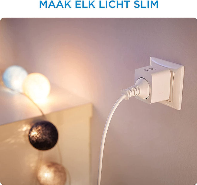 Smart Plug - Slimme Stekker met Energiemeter - Tijdschakelaar - Smart stekker - Tijd - Smart - Stekker