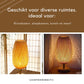 48 cm hoge bamboe tafellamp, ideaal als nachtlamp of woonkamer lamp