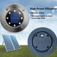 11,5 cm LED Solar grondspots, draadloos en geschikt voor grasmaaien en winterweer