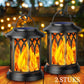 Solar garden lighting - 2 SET - Garden lantern - solar garden lighting - Outdoor lighting - Garden decoration - Flame effect