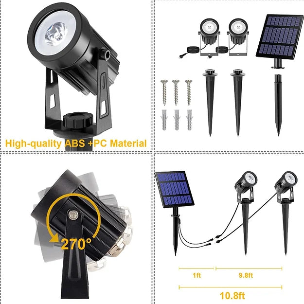 Solar tuinlampen met moderne SMD LED-technologie voor een warme en sfeervolle buitenverlichting