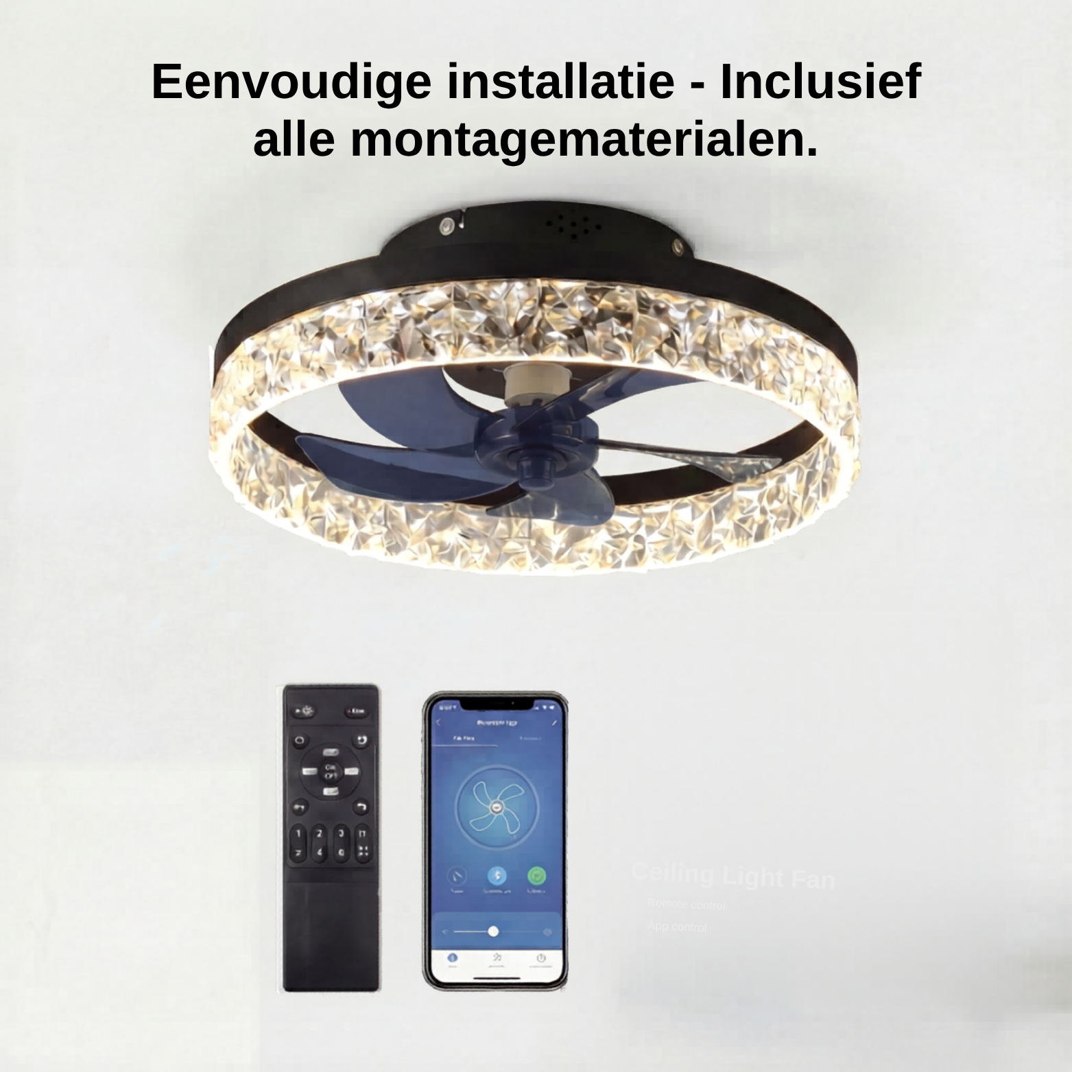 Ventilator-met verlichting