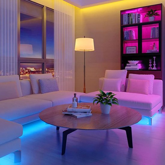 LED Strip - 10 meter - RGB verlichting dimbaar met afstandsbediening-bluetooth- RGB LEDSTRIP