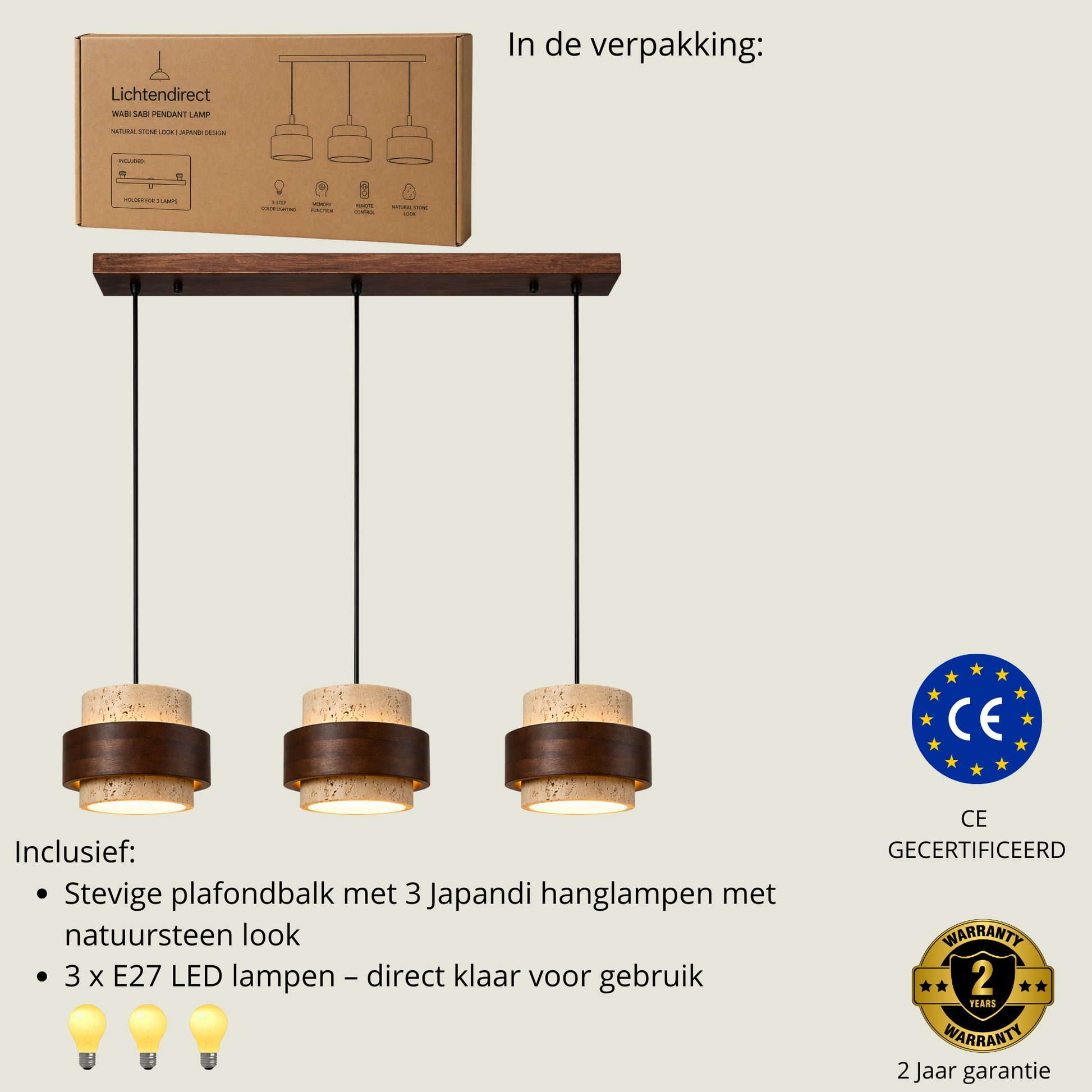 wabi sabi verlichting hanglamp met warme licht uitstraling
