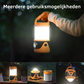 Campinglamp- Oplaadbaar- Waterbestendig- Kampeerlamp- 12 Lichtmodus- SOS functie