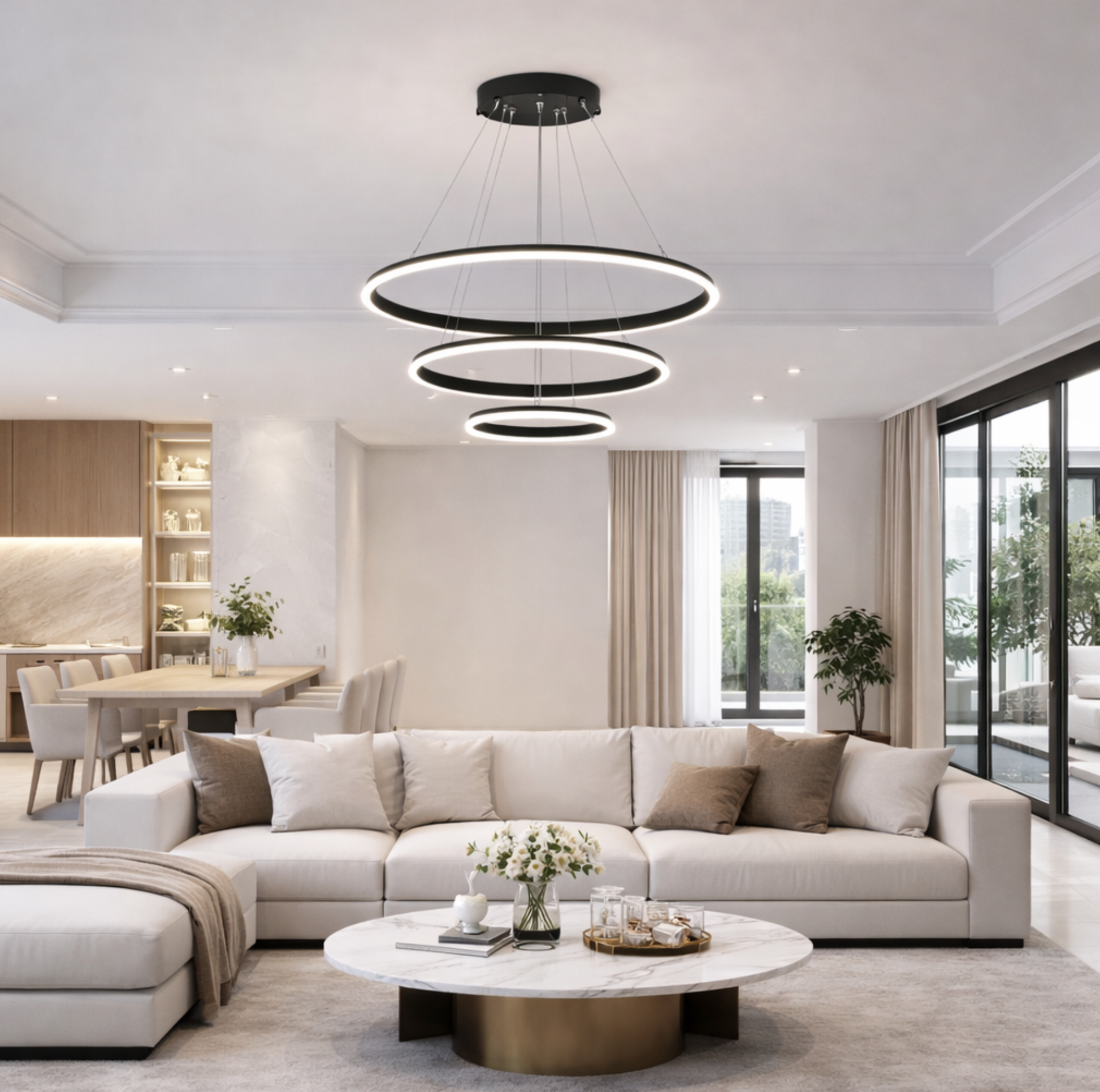 Woonkamer-plafondlamp