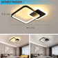 Installatie plafondlamp – afmetingen 45 × 45 × 6,5 cm – direct klaar voor gebruik