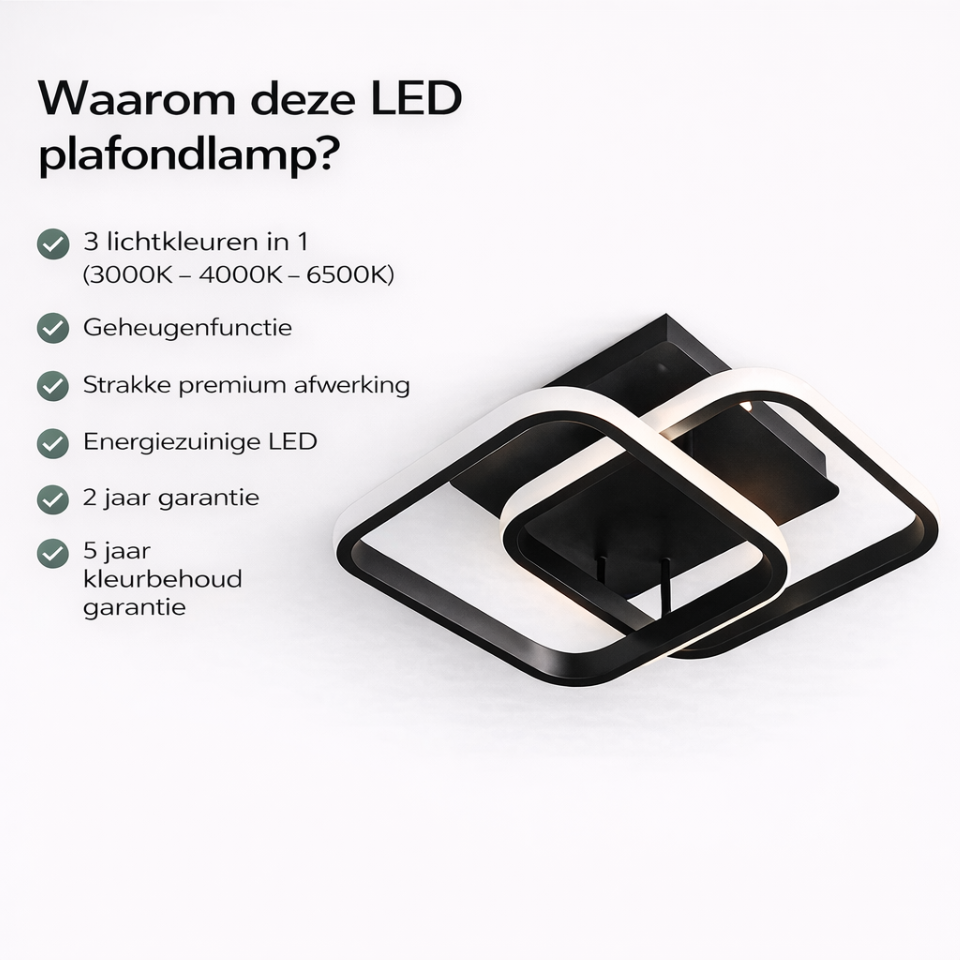 Woonkamer lamp- Plafonniere- led lampen