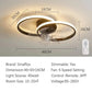 Ceiling Fan with Light - Black - Super Quiet - With Remote Control - For Bedroom and Living Room - Ceiling Lamp