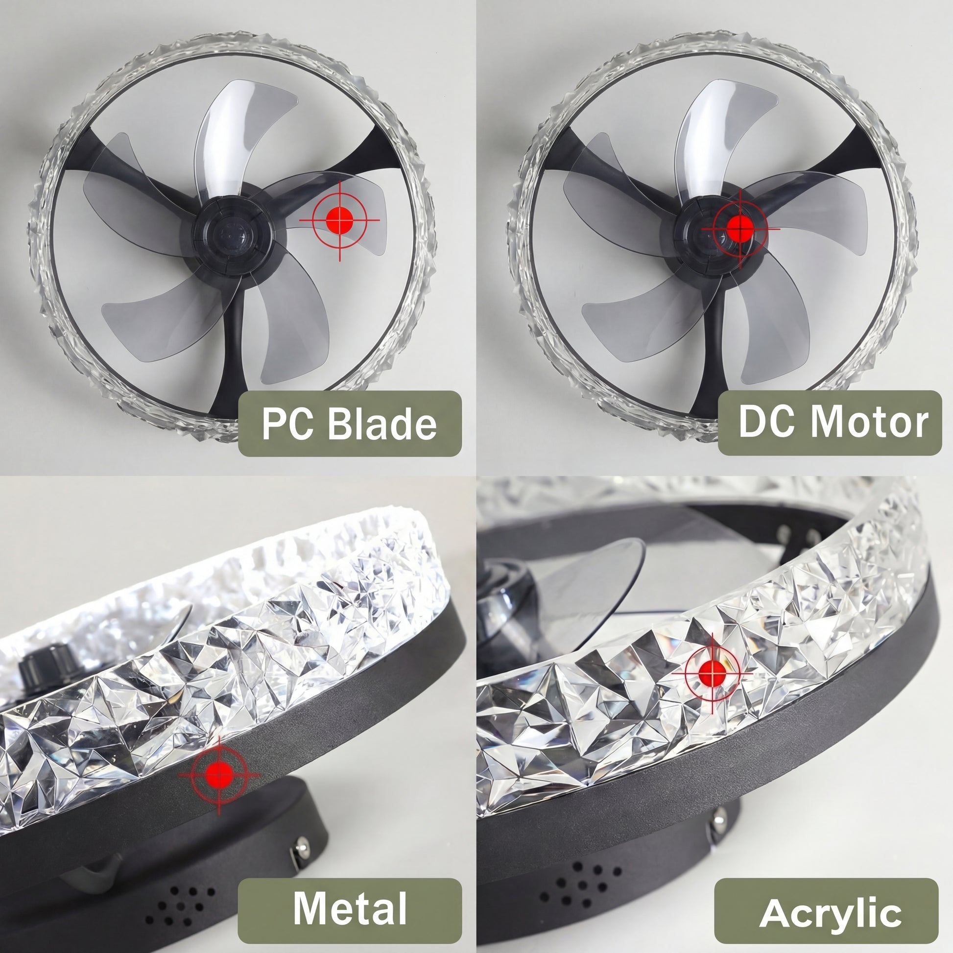 Ventilator- voor plafond met verlichting