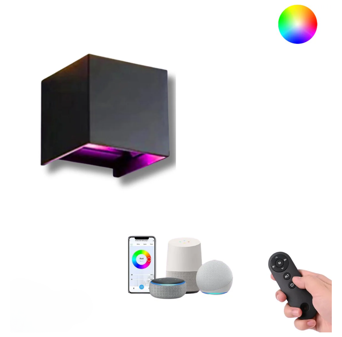 RGB-Wandlamp