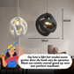 natuurlijke polyresin hanglamp japandi woonstijl verlichting