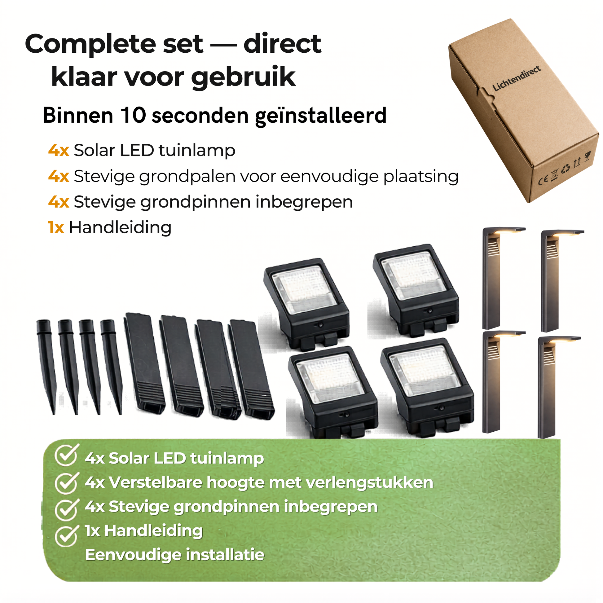 energiezuinige solar lampen voor tuin met helder en sfeervol licht