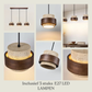 japandi hanglamp met 3 lichtpunten minimalistisch design interieur