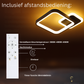 LED plafondlamp zwart – traploos dimbaar – nachtmodus en timer