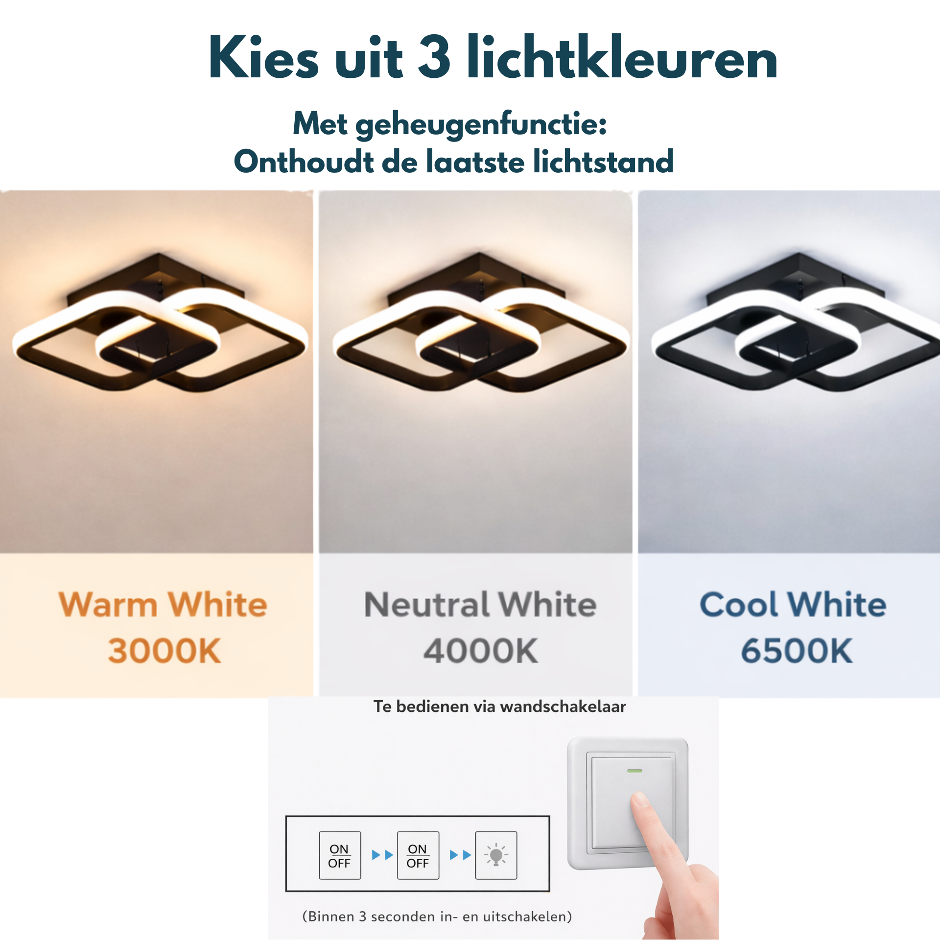 Plafonniere-zwart-woonkamer lamp